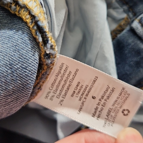 Free Assembly Jeans Size 6 Denim - Picture 5 of 14